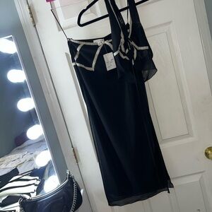 Forever 21 
Two-Tone Halter Top & Skirt Set